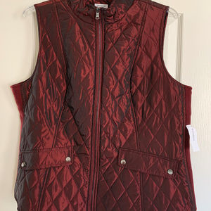 Dressbarn Quilted Westport 2X Womens Vest Jacket